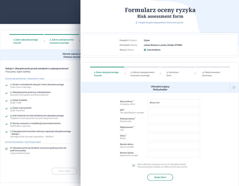 findia formularze